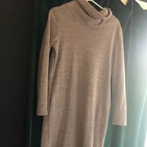 Cowl neck dress